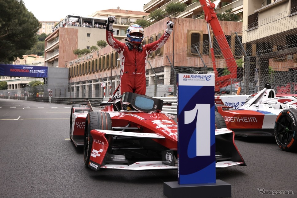 ローランド選手（モナコE-Prix第戦）　(c) Formula E《写真提供 日産自動車》
