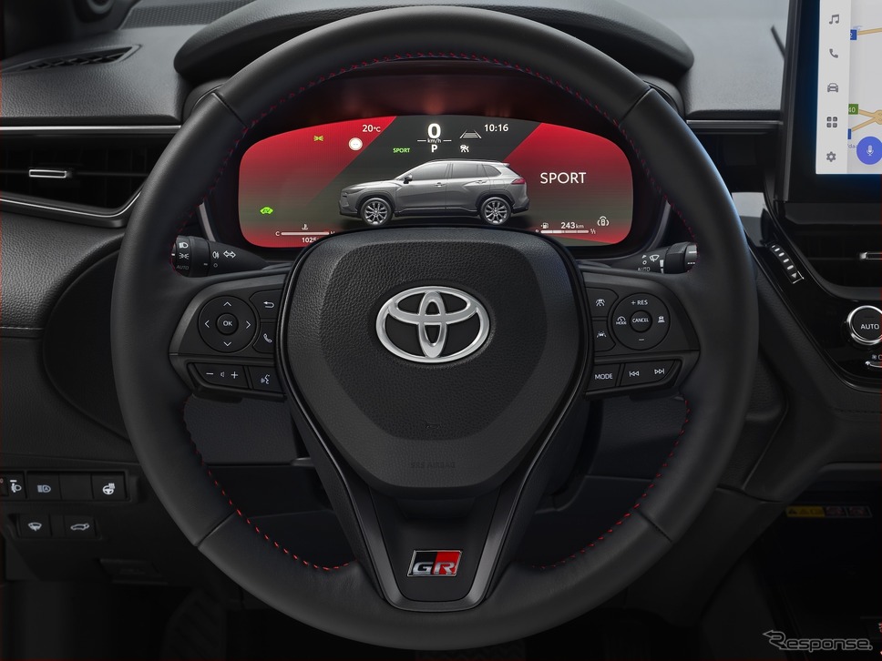 トヨタ・カローラクロスの「GRスポーツ」(欧州仕様)《photo by Toyota》