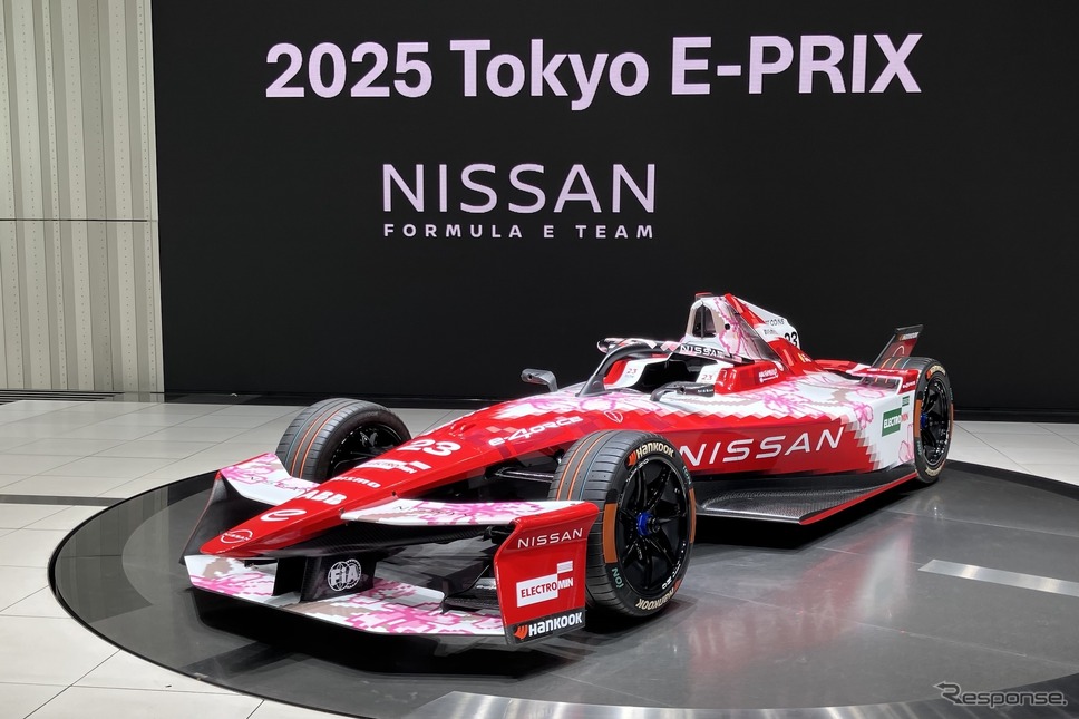 日産フォーミュラEマシン《写真撮影 高木啓》