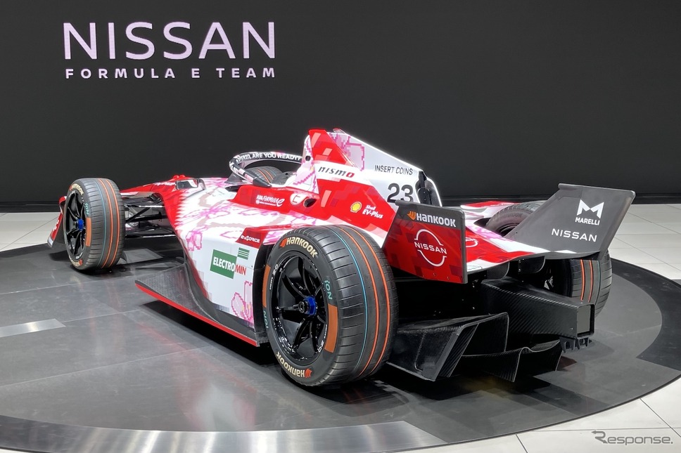 日産フォーミュラEマシン《写真撮影 高木啓》