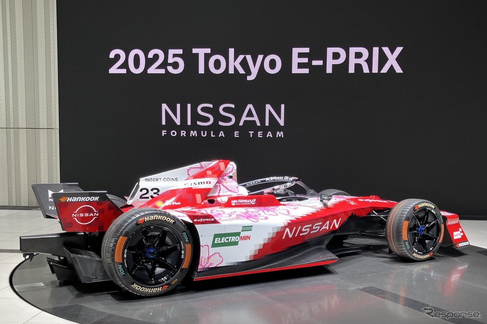 日産フォーミュラEマシン《写真撮影 高木啓》