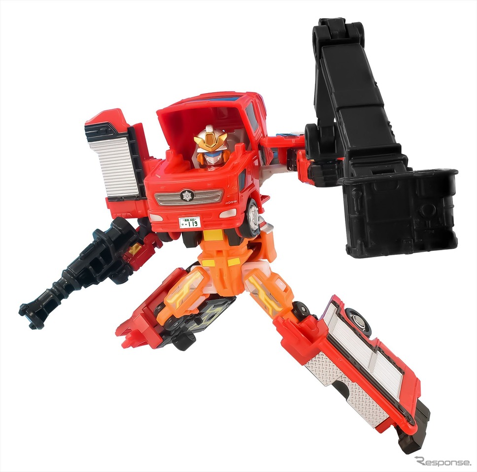ファイヤブレイバーモリタ 多目的消防ポンプ自動車 MVF (c) TOMY《写真提供 タカラトミー》
