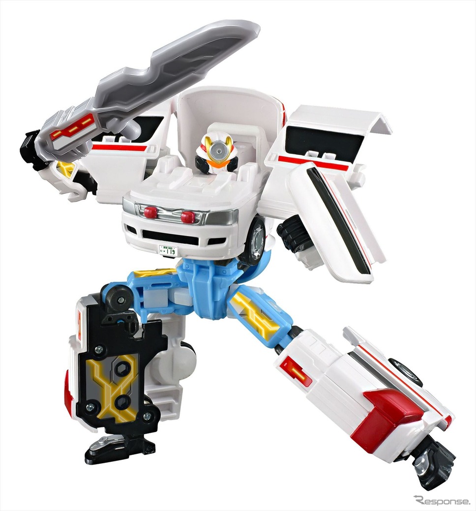 メディブレイバートヨタ ハイメディック救急車 (c) TOMY《写真提供 タカラトミー》