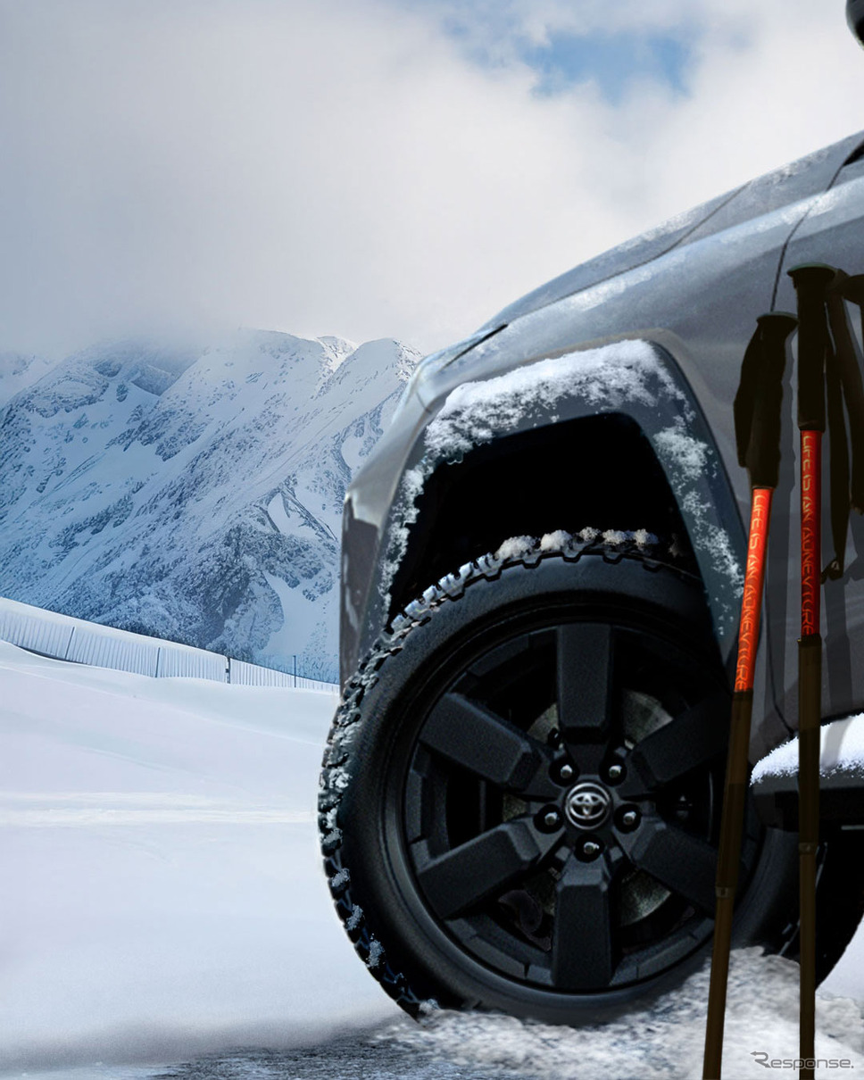 トヨタ『RAV4』新型のティザー写真《写真提供 トヨタ自動車》