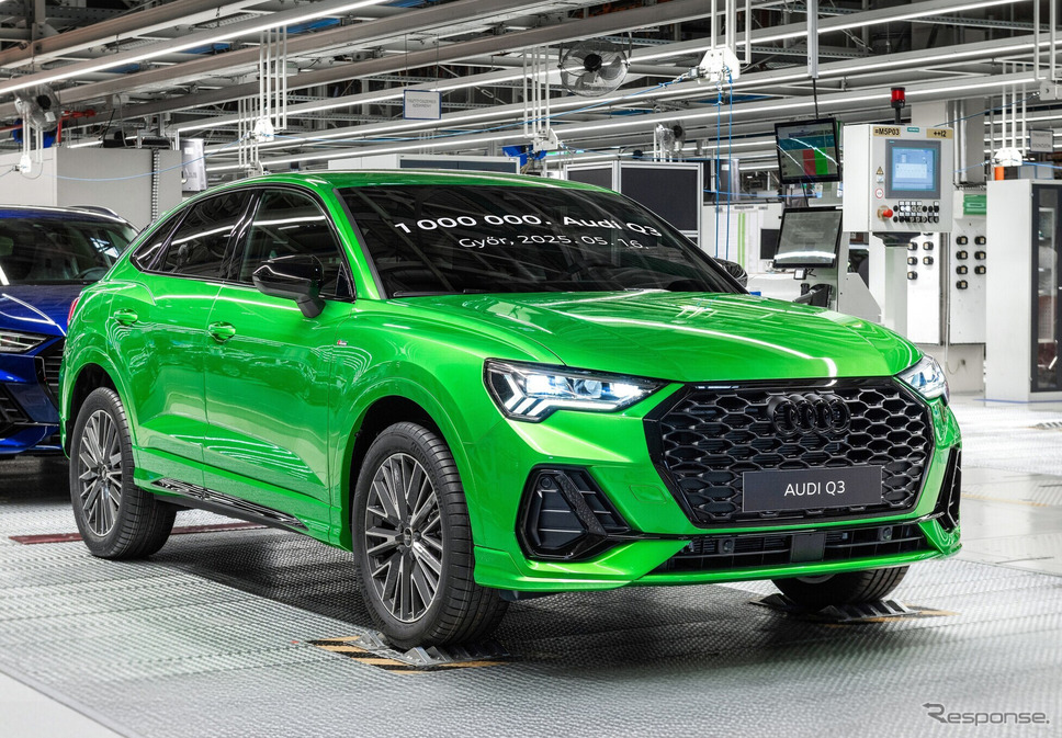 アウディ・ハンガリー工場で生産された100万台目の『Q3』《photo by Audi》