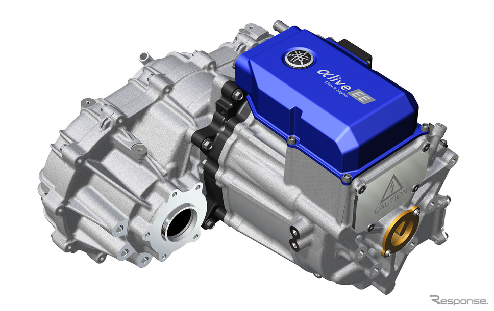 ヤマハ発動機の自動車用電動駆動ユニット e-Axle《写真提供 ヤマハ発動機》