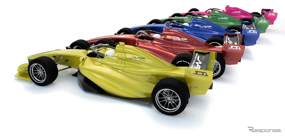 次世代フォーミュラカー「NEXT-FORMULA」《写真提供 日本自動車レース工業会》