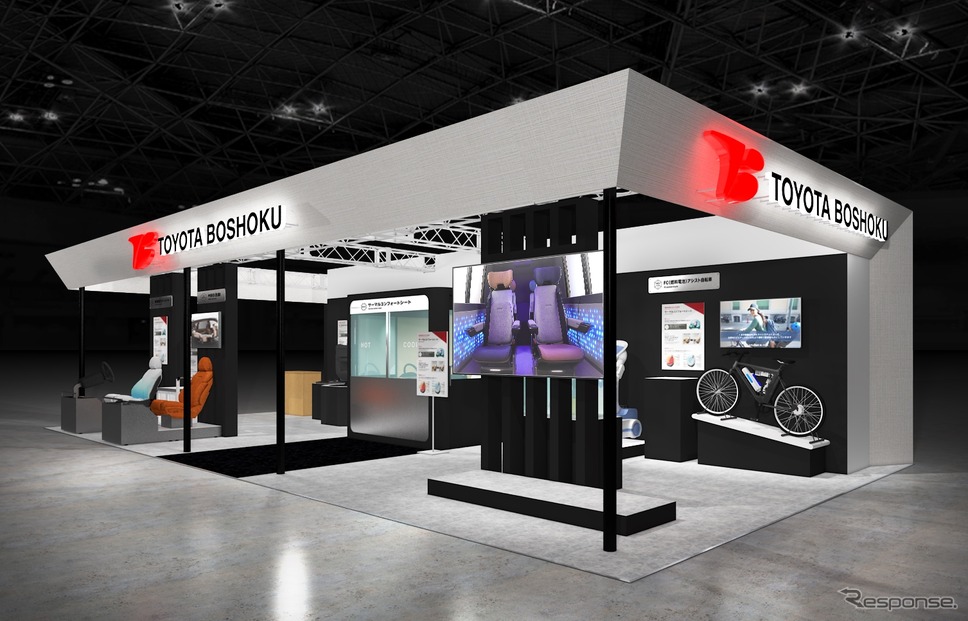 トヨタ紡織の「人とくるまのテクノロジー展2025」ブースイメージ《写真提供 トヨタ紡織》