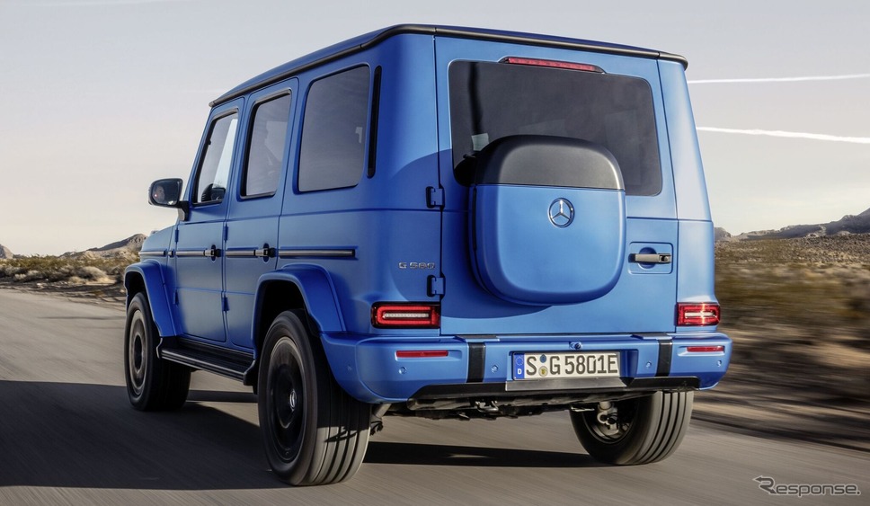 メルセデスベンツGクラスのEV「G580 with EQテクノロジー」《photo by Mercedes-Benz》