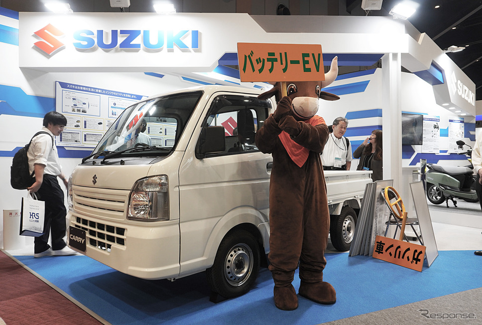 スズキ キャリイをベースとした軽トラックEV(人とくるまのテクノロジー展2025)《写真撮影 宮崎壮人》