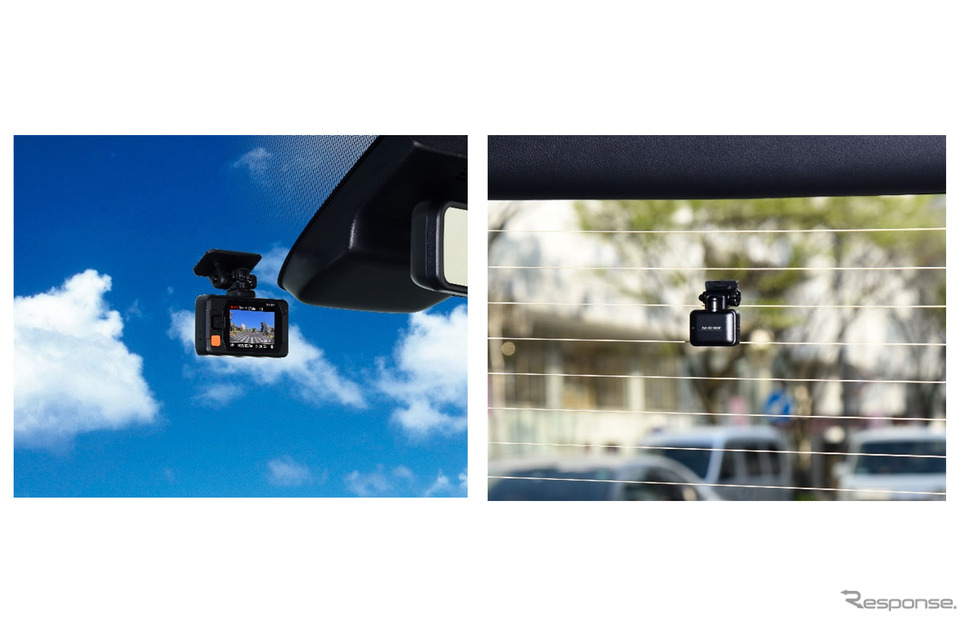 コムテックの2カメラドライブレコーダー「ZDR065」《写真提供 コムテック》