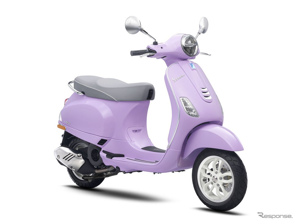 ベスパ LX 125 ユーフォリコライラック(新色)《写真提供 ピアッジオグループジャパン》