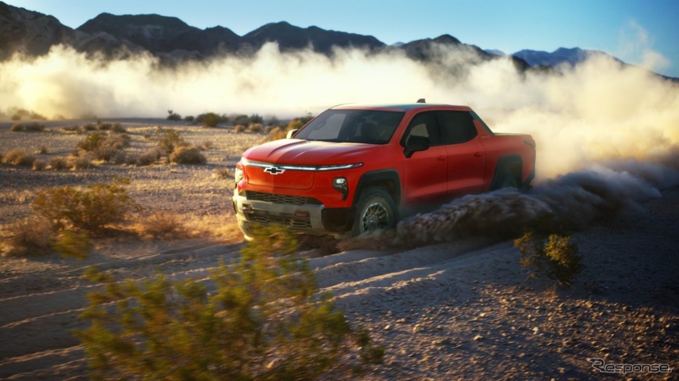 シボレー・シルバラードEVの「トレイルボス」《photo by Chevrolet》