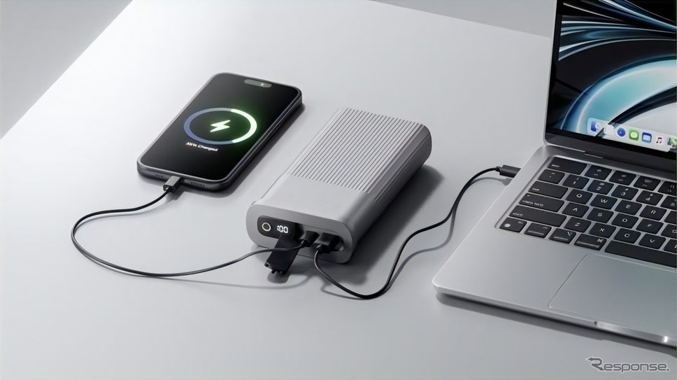 モバイルバッテリー機能を備え、ストレスフリーな電力供給《画像提供 LITEFAR》