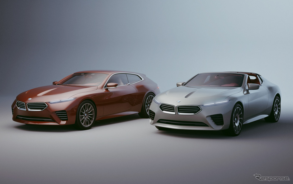 BMW コンセプト・スピードトップ(左)とコンセプト・スカイトップ(右)《photo by BMW》