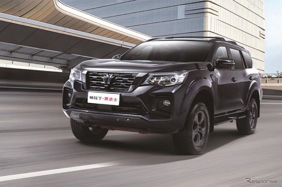 鄭州日産のSUV『パラディン』の「黒武士」《photo by Nissan》
