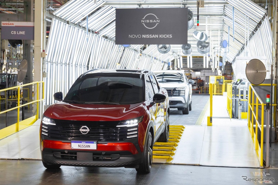 ブラジルで生産開始した日産『キックス』新型《photo by Nissan》