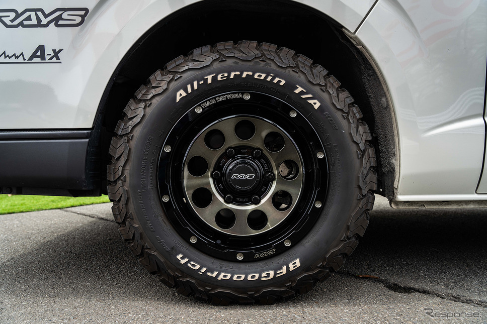 TOYOTA ハイエース × チームデイトナ D9/M9+《写真撮影 望月勇輝》