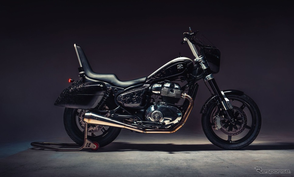 ロイヤルエンフィールドが「ザ・グレート・フロッグ」とコラボしてカスタムした『スーパーメテオ650』《photo by Royal Enfield》