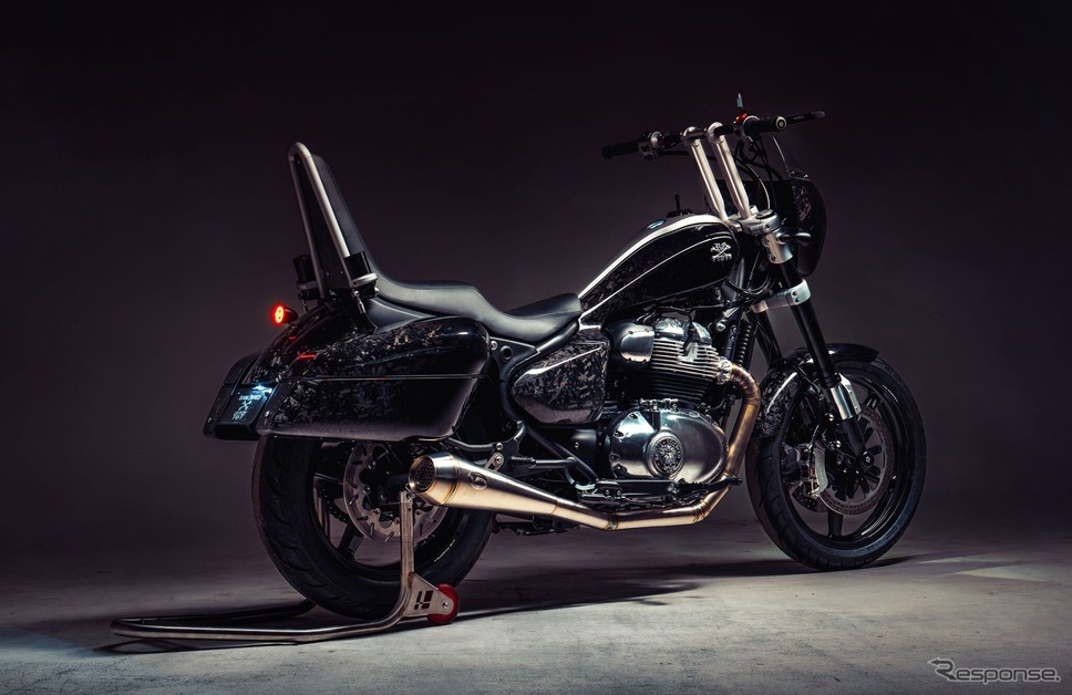ロイヤルエンフィールドが「ザ・グレート・フロッグ」とコラボしてカスタムした『スーパーメテオ650』《photo by Royal Enfield》