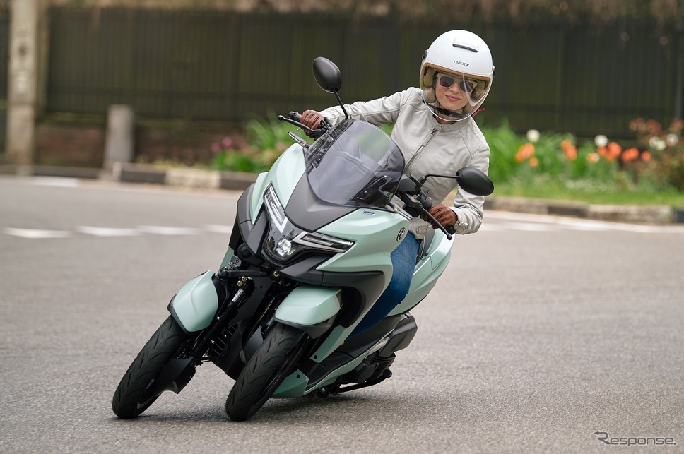 ヤマハ トリシティ125 2025年モデル(欧州仕様)《photo by Yamaha Motor》