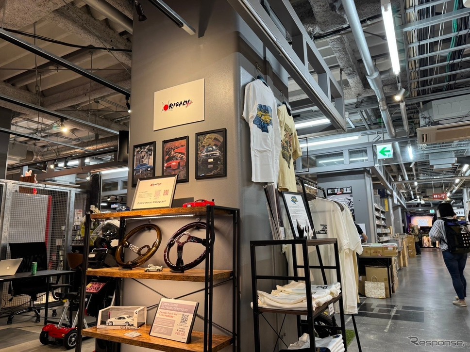 「ORIGAMI JDM」の東京・秋葉原SEEKBASEの実店舗《写真提供 Harete》