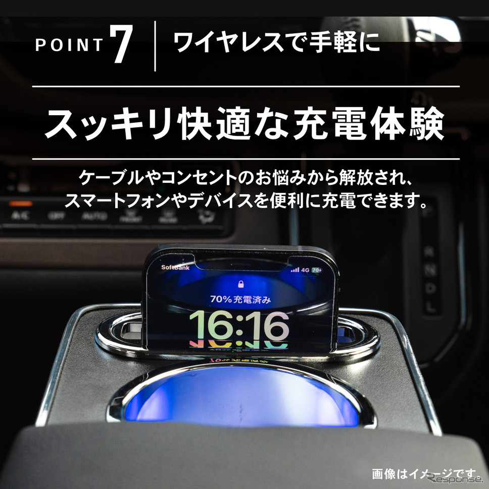 クラフトワークスの『スペーシア』専用コンソールボックス《写真提供 Fun Standard》