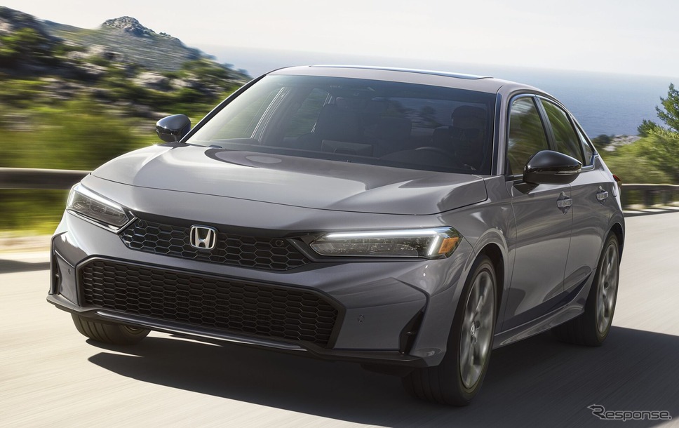 ホンダ・シビック・セダン の2025年モデル(北米仕様)《photo by Honda》