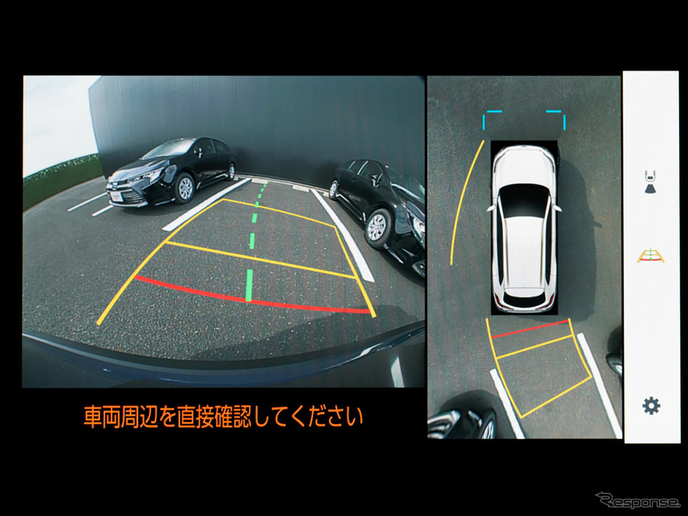 パノラミックビューモニター(床下透過表示機能付)《写真提供 トヨタ自動車》