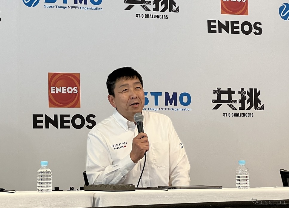 日産モータースポーツ&カスタマイズ専務執行役員の木賀新一氏《写真撮影 吉田瑶子》