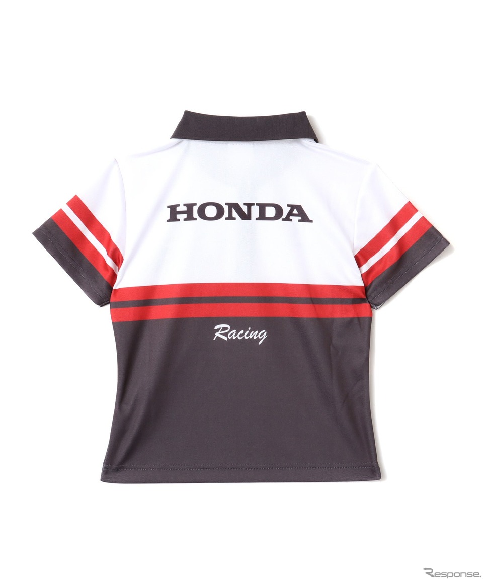 HONDA x atmos pink Racing Polo Shirt《写真提供 Foot Locker atmos Japan合同会社》