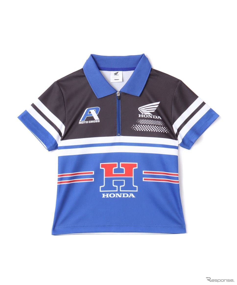 HONDA x atmos pink Racing Polo Shirt《写真提供 Foot Locker atmos Japan合同会社》