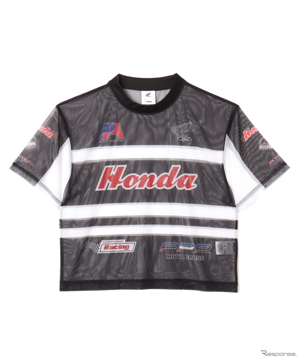 HONDA x atmos pink Racing See-through T-shirt《写真提供 Foot Locker atmos Japan合同会社》