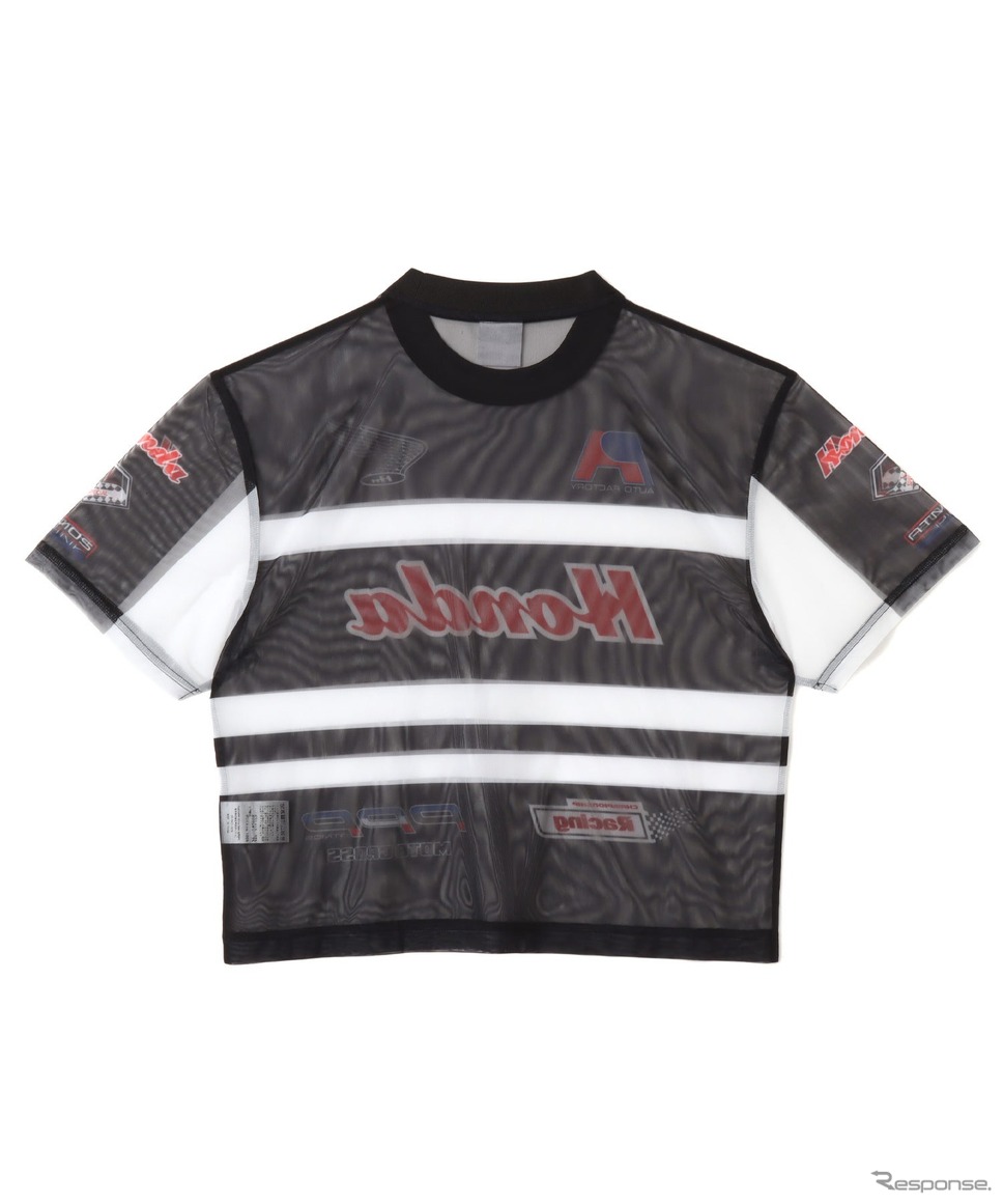 HONDA x atmos pink Racing See-through T-shirt《写真提供 Foot Locker atmos Japan合同会社》
