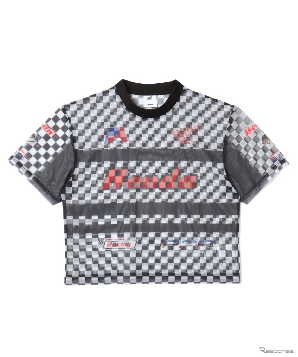 HONDA x atmos pink Racing See-through T-shirt《写真提供 Foot Locker atmos Japan合同会社》