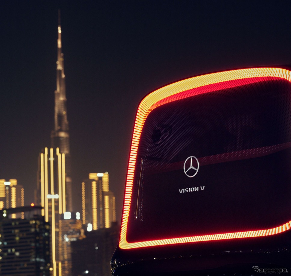 メルセデスベンツ「Vision V」《photo by Mercedes-Benz》