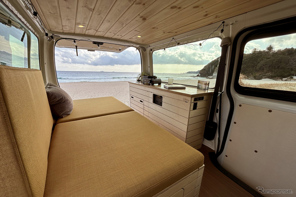 レース開催期間中に展示される「SAny.VAN(サニーバン)」《写真提供 Carstay》