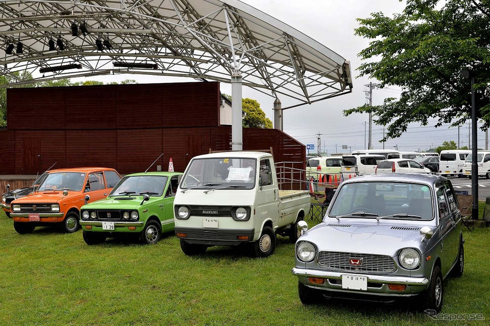 昭和平成/軽自動車&普通車展示会in道の駅アグリパークゆめすぎと《写真撮影 嶽宮三郎》