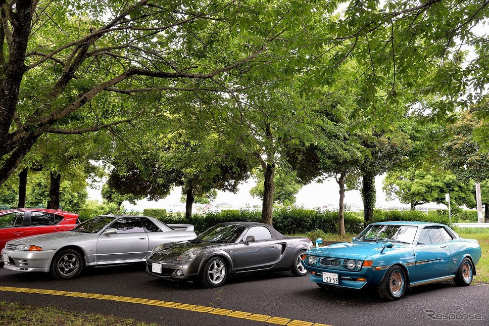 昭和平成/軽自動車&普通車展示会in道の駅アグリパークゆめすぎと《写真撮影 嶽宮三郎》