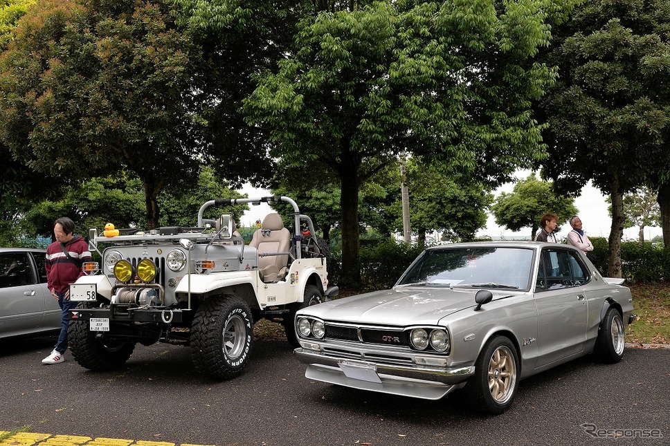 昭和平成/軽自動車&普通車展示会in道の駅アグリパークゆめすぎと《写真撮影 嶽宮三郎》
