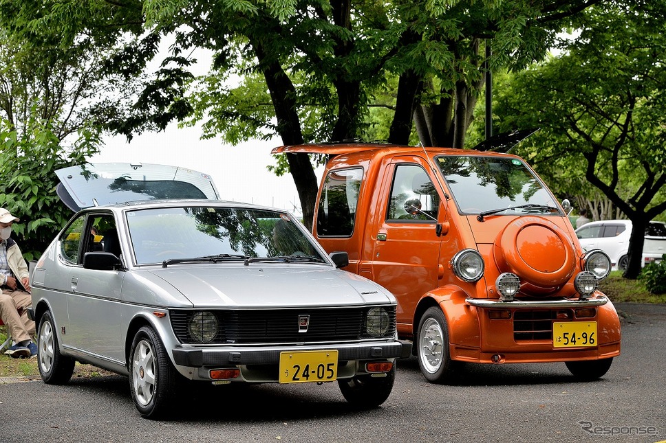 昭和平成/軽自動車&普通車展示会in道の駅アグリパークゆめすぎと《写真撮影 嶽宮三郎》