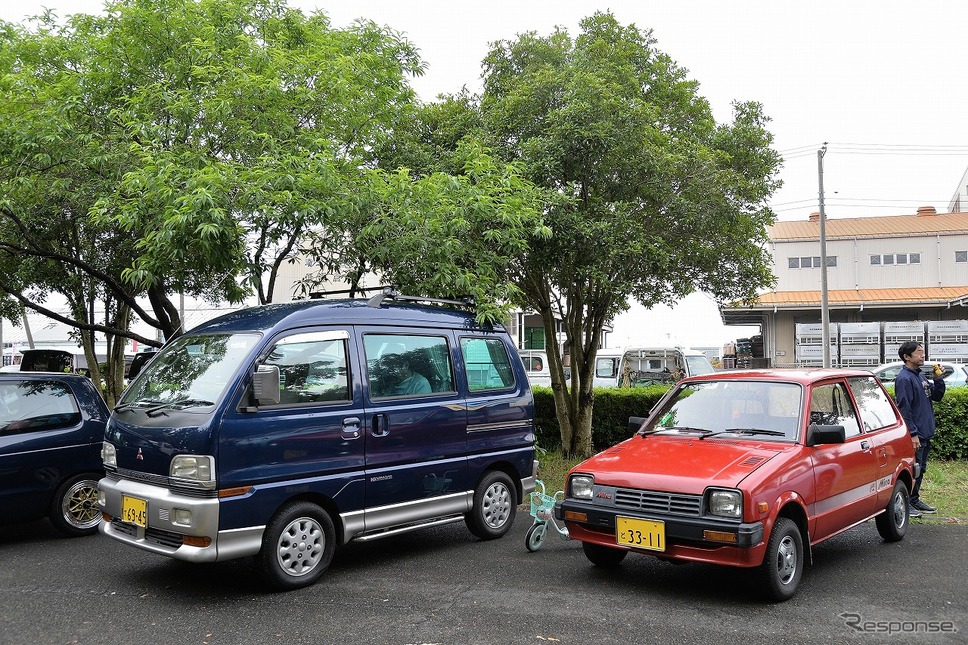 昭和平成/軽自動車&普通車展示会in道の駅アグリパークゆめすぎと《写真撮影 嶽宮三郎》
