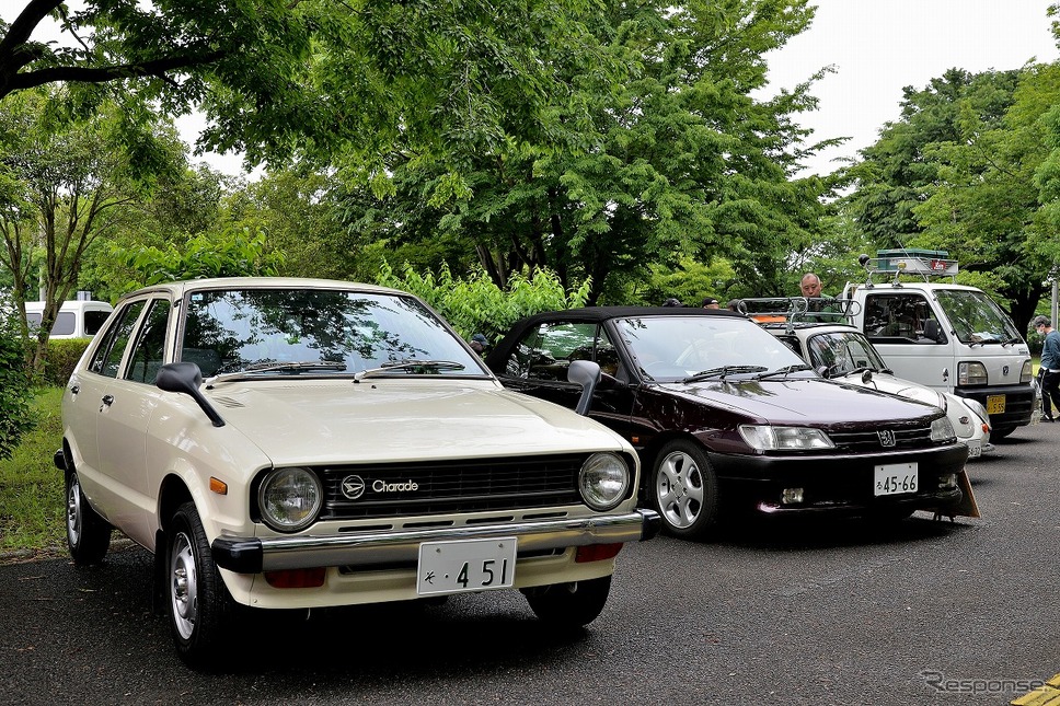 昭和平成/軽自動車&普通車展示会in道の駅アグリパークゆめすぎと《写真撮影 嶽宮三郎》