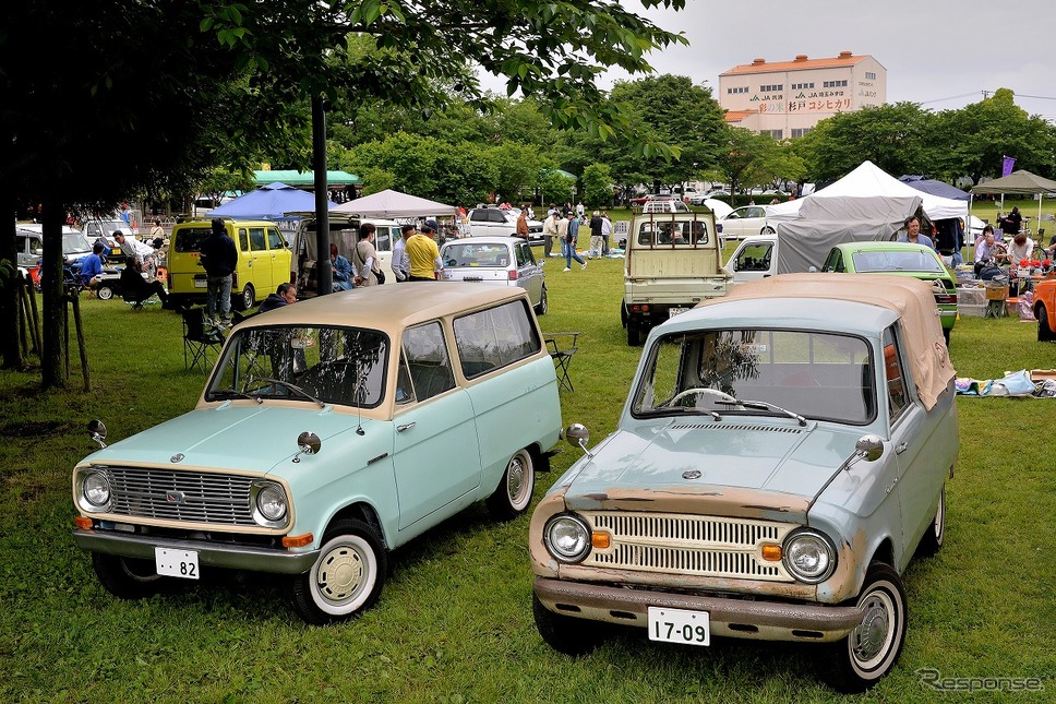 昭和平成/軽自動車&普通車展示会in道の駅アグリパークゆめすぎと《写真撮影 嶽宮三郎》