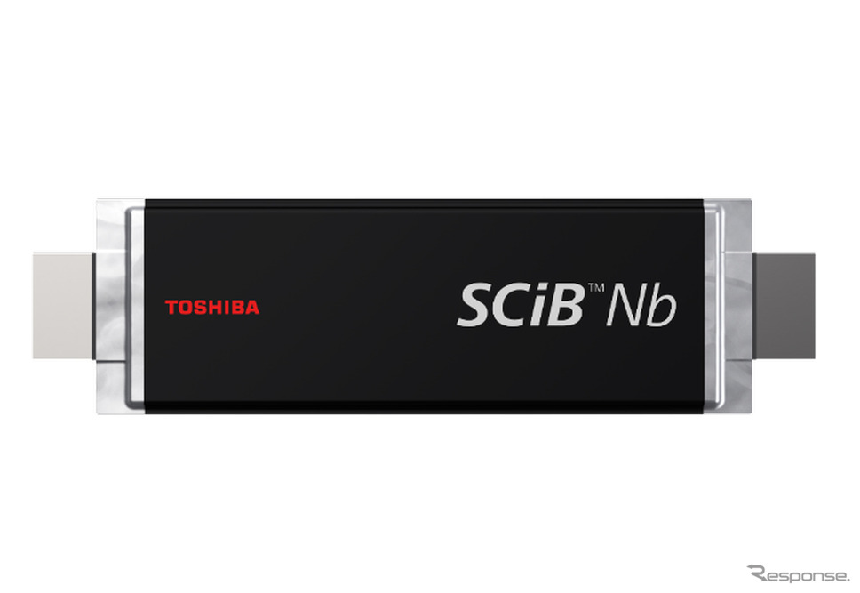 ニオブチタン酸化物(NTO)を負極に用いたリチウムイオン電池「SCiB Nb」《写真提供 東芝》