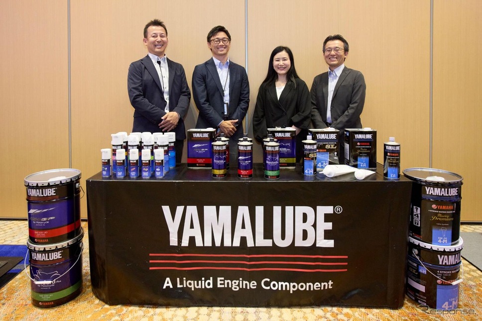 「YAMALUBE」ブランドを守る知財チーム《写真提供 ヤマハ発動機》