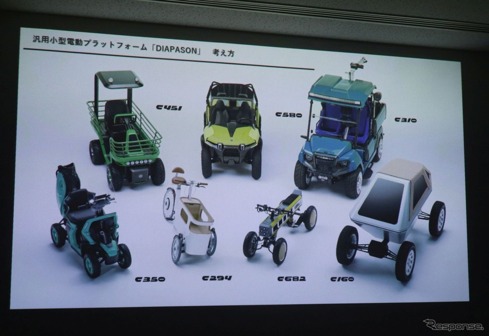 ヤマハDIAPASONシリーズ。用途によってさまざまなベースモデルがある《写真撮影 中尾真二》
