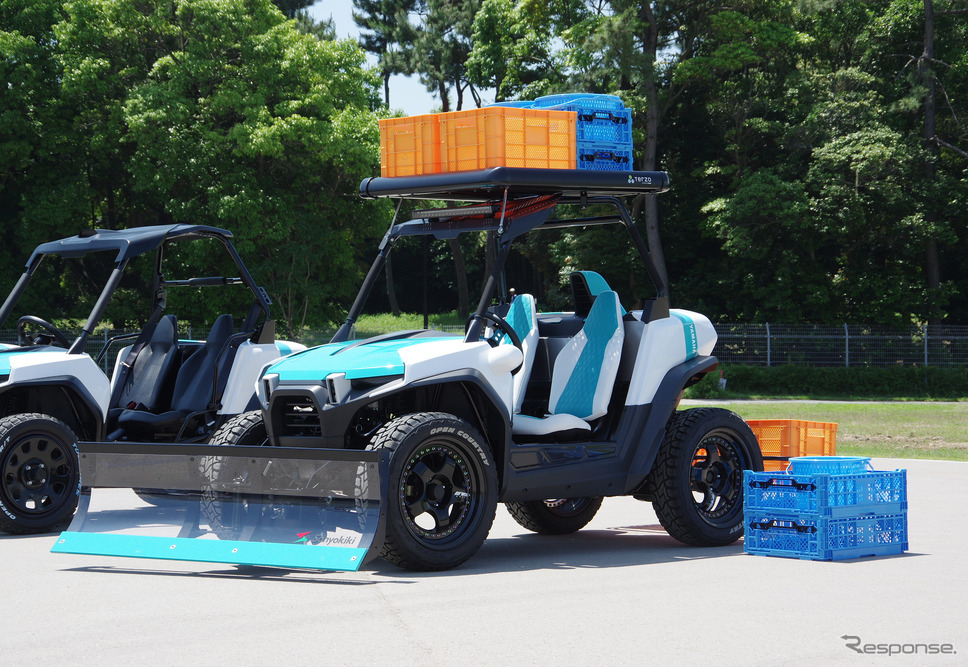 ヤマハの小型電動モビリティ「DIAPASON C580」《写真撮影 中尾真二》