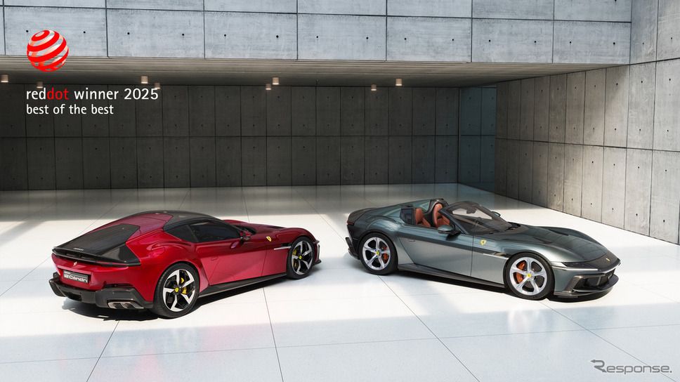 フェラーリ12チリンドリと12チリンドリ・スパイダー《photo by Ferrari》