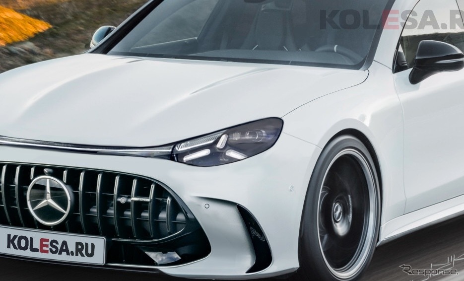 メルセデスAMG GT 4ドアEV の予想CG《Nikita Chuicko/KOLESA RU/APOLLO》